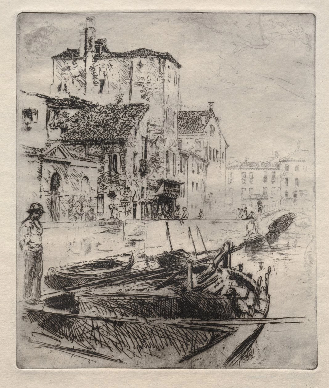 Canale e barche veneziane